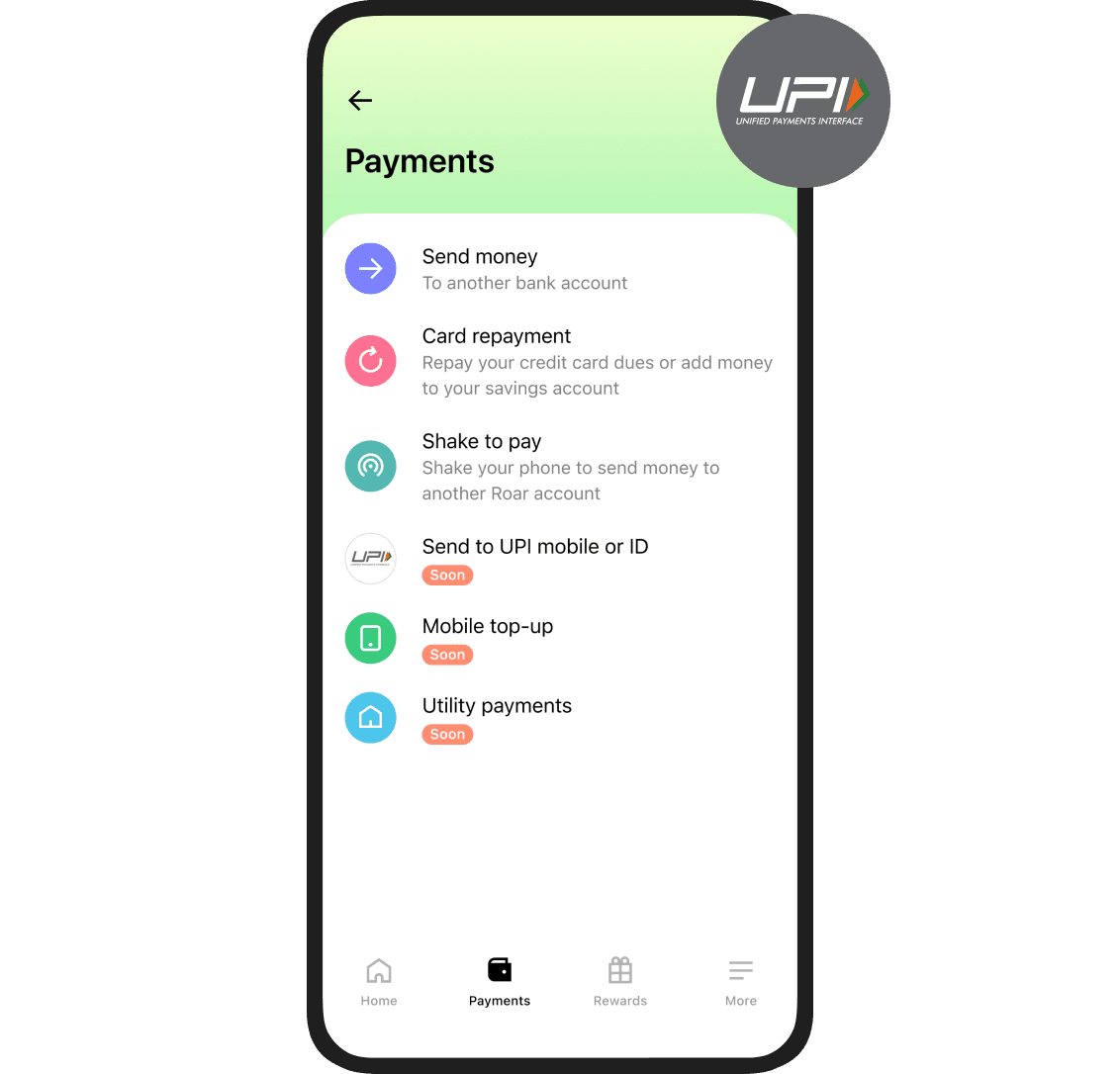 Roarbank app