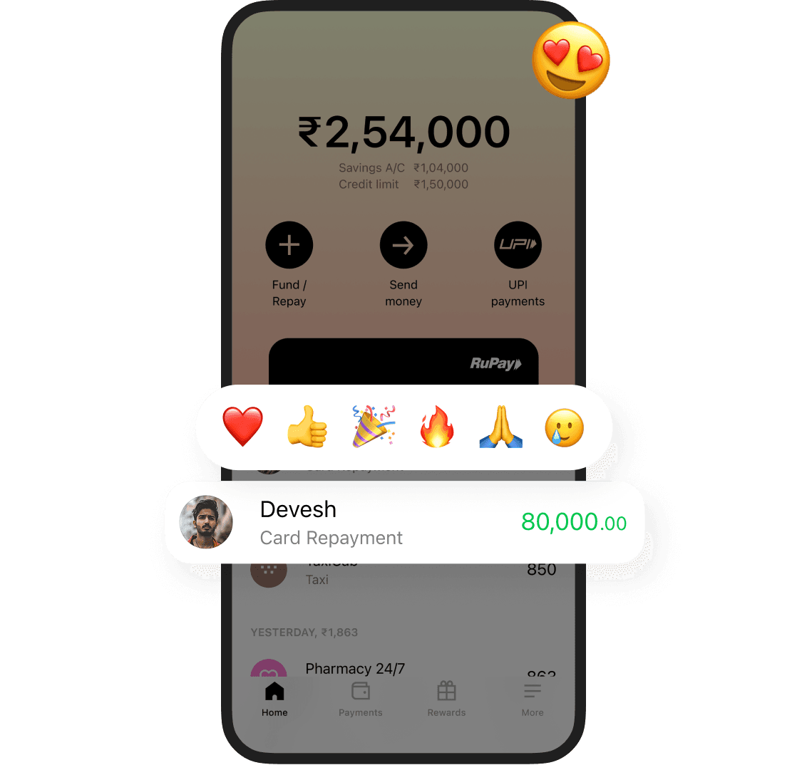 Payment reactions