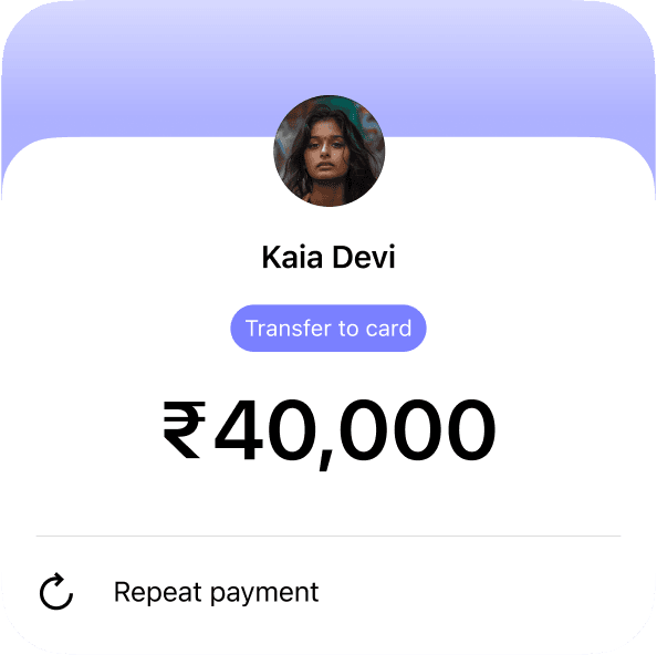 Repeat a payment